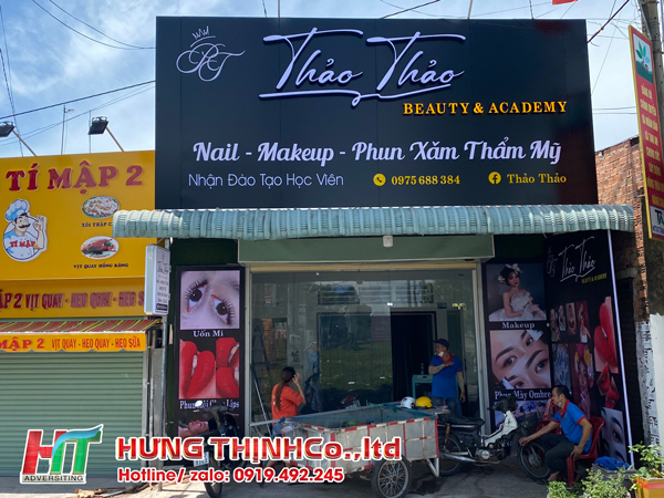 Bảng alu chữ nổi đẹp