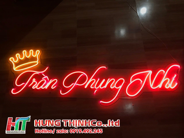 Làm bảng led neon sign theo yêu cầu