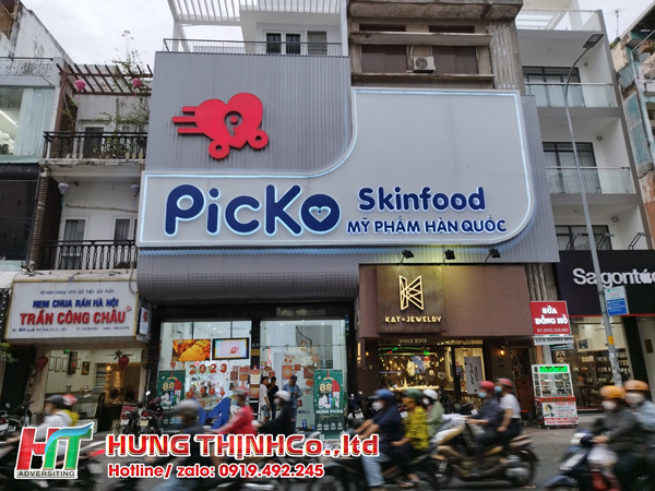 Mẫu bảng hiệu shop mỹ phẩm