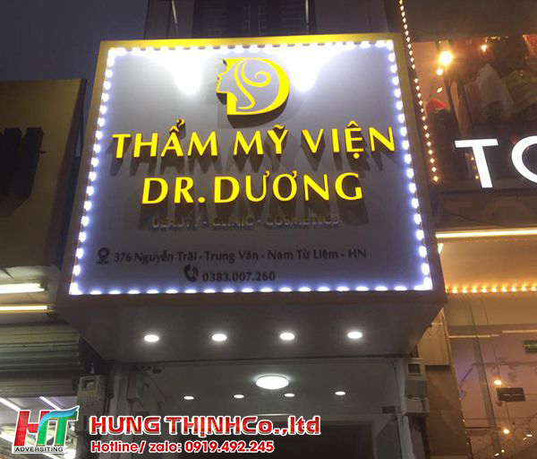 Mẫu bảng hiệu thẩm mỹ viện