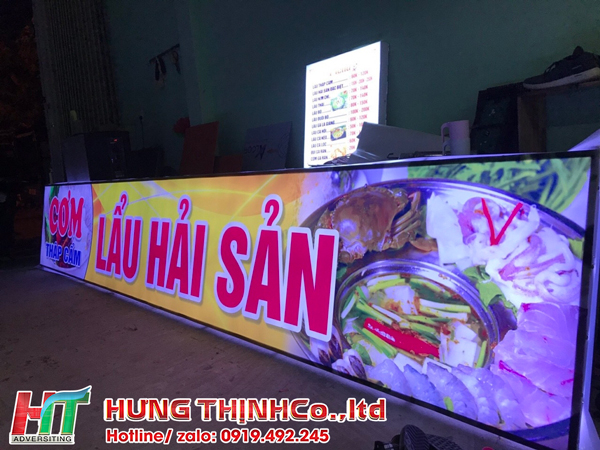 Hộp đèn bạt 1 mặt