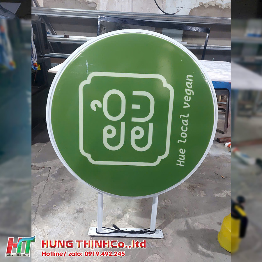 Hộp đèn hút nổi tròn