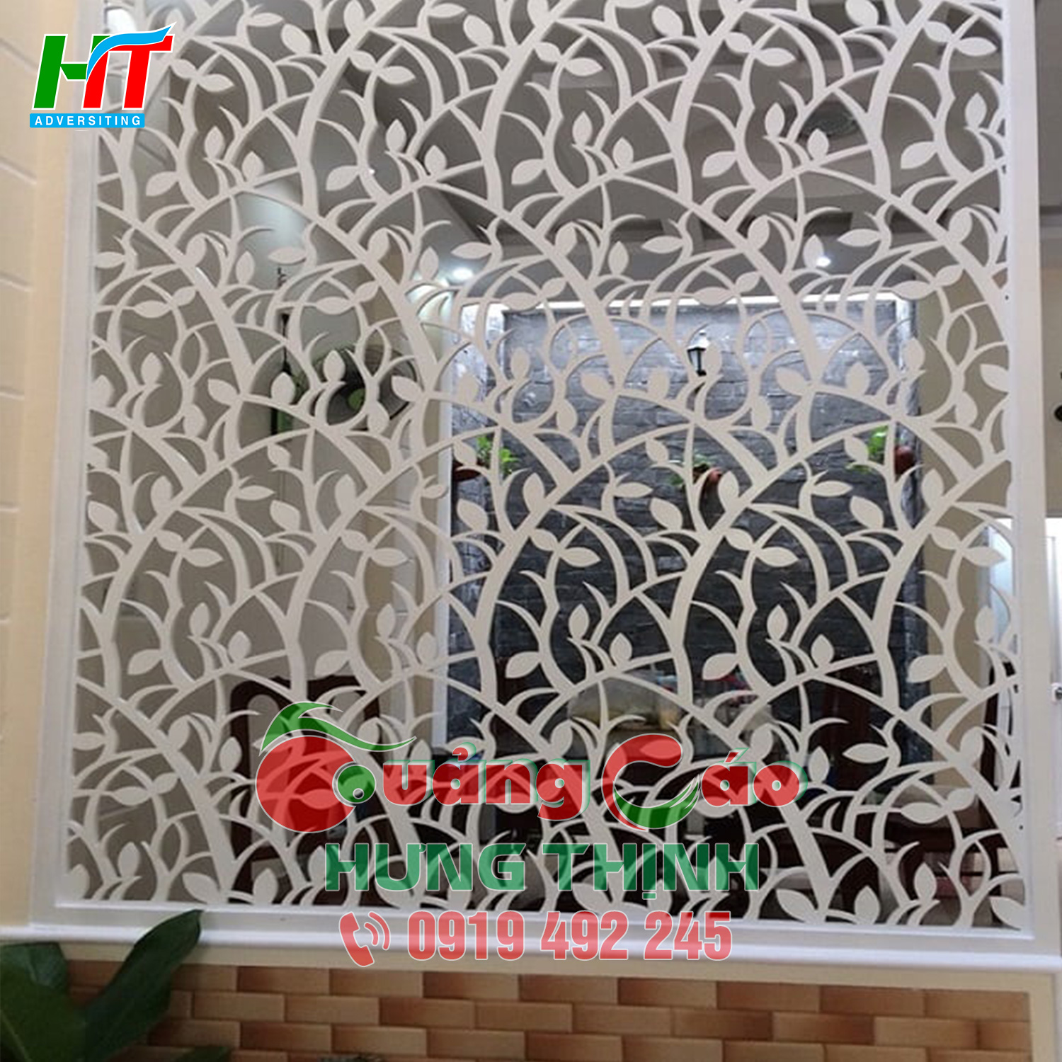 Mẫu vách ngăn CNC hoa văn đẹp, tinh tế