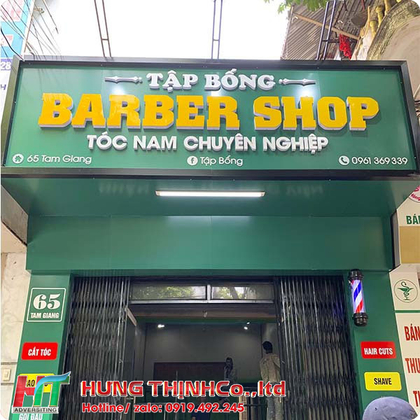 Bảng hiệu alu chữ nổi