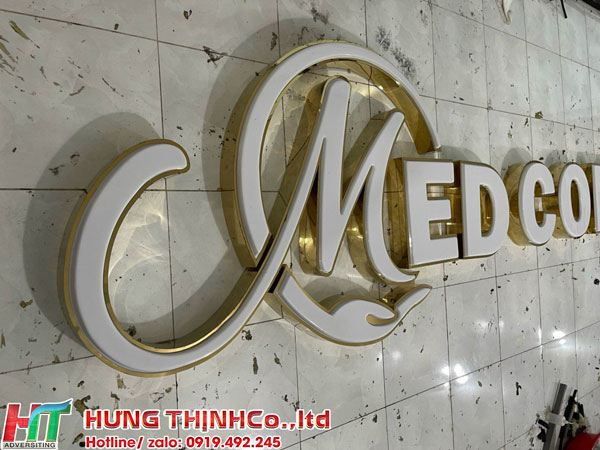 Gia công chữ nổi quảng cáo giá rẻ uy tín