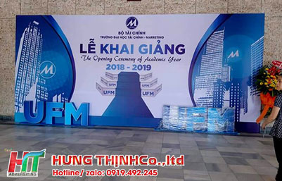In bạt backdrop