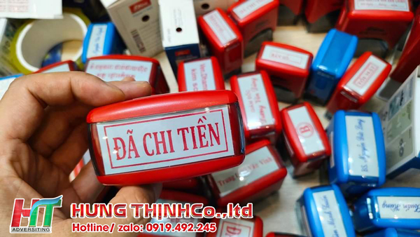 Khắc dấu đã chi tiền