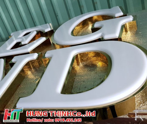 Gia công chữ nổi quảng cáo chuyên nghiệp