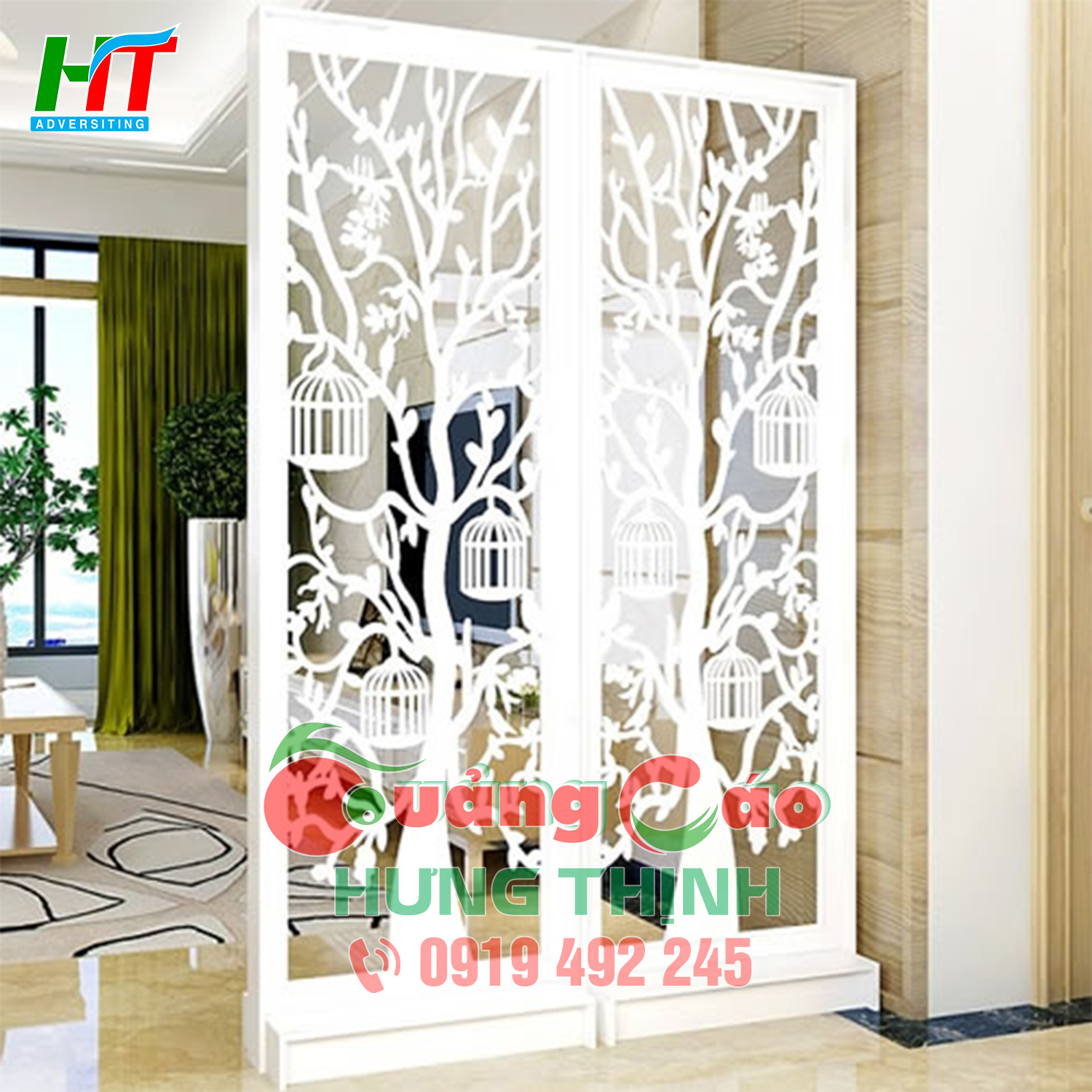 Vách ngăn thiết kế theo yêu cầu