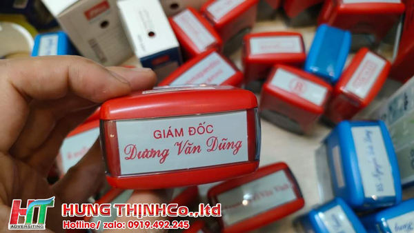 Khắc dấu chức danh