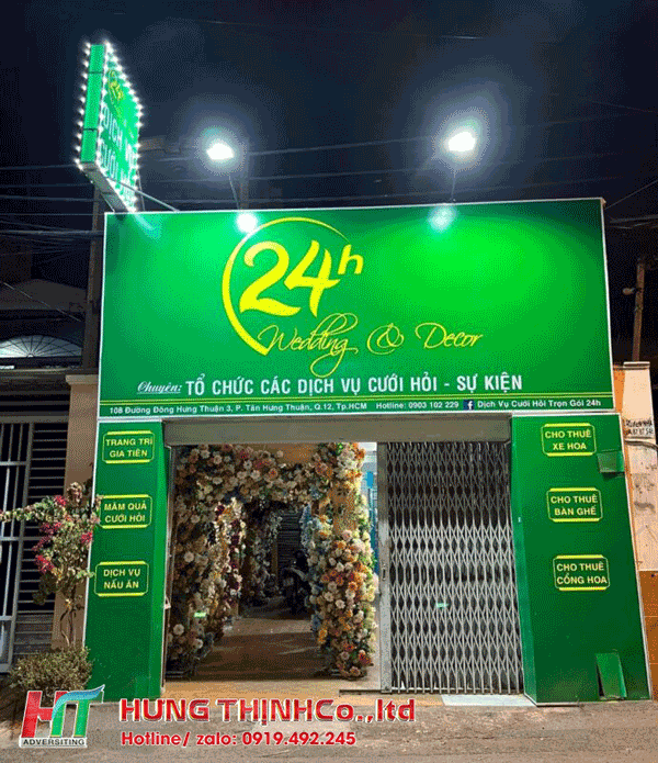 Thi công bảng hiflex giá rẻ