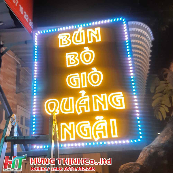 Thi công bảng hiệu LED trọn gói chuyên nghiệp năm 2025