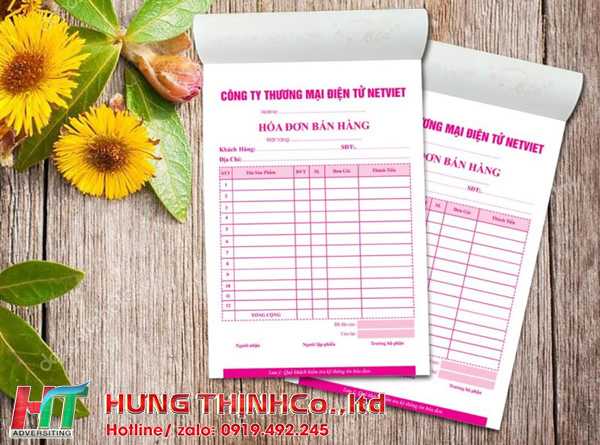 In ấn hoá đơn bán hàng