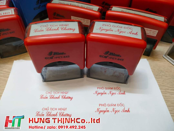 Dịch vụ khắc dấu tên tại TP.HCM uy tín, nhanh chóng, giá rẻ