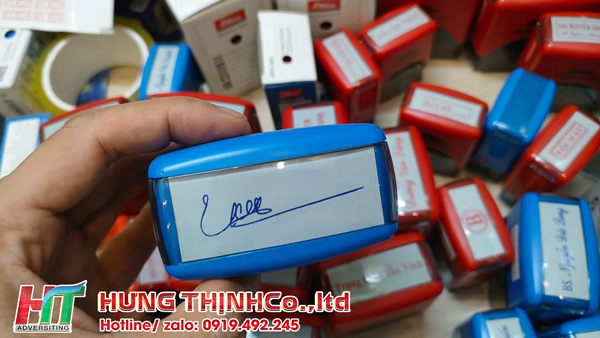 Khắc dấu chữ ký theo mẫu thật tại TP.HCM, nét khắc tinh xảo