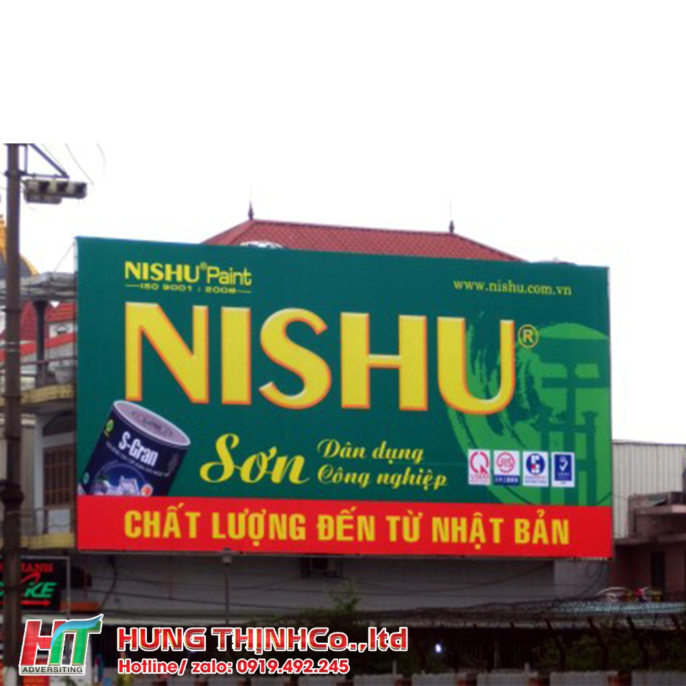 Bảng bạt hiflex ngoài trời
